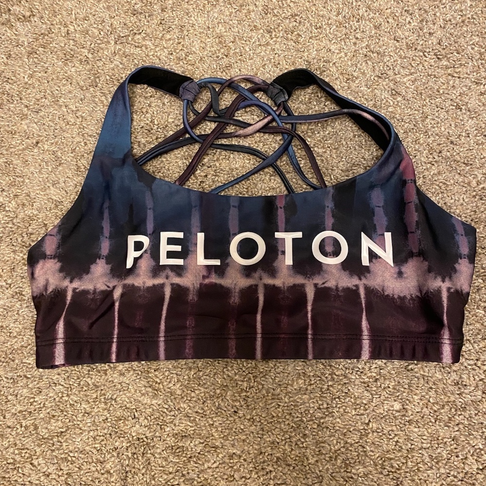 Peloton Onzie Galaxy Athletic Workout Sports Bra M
